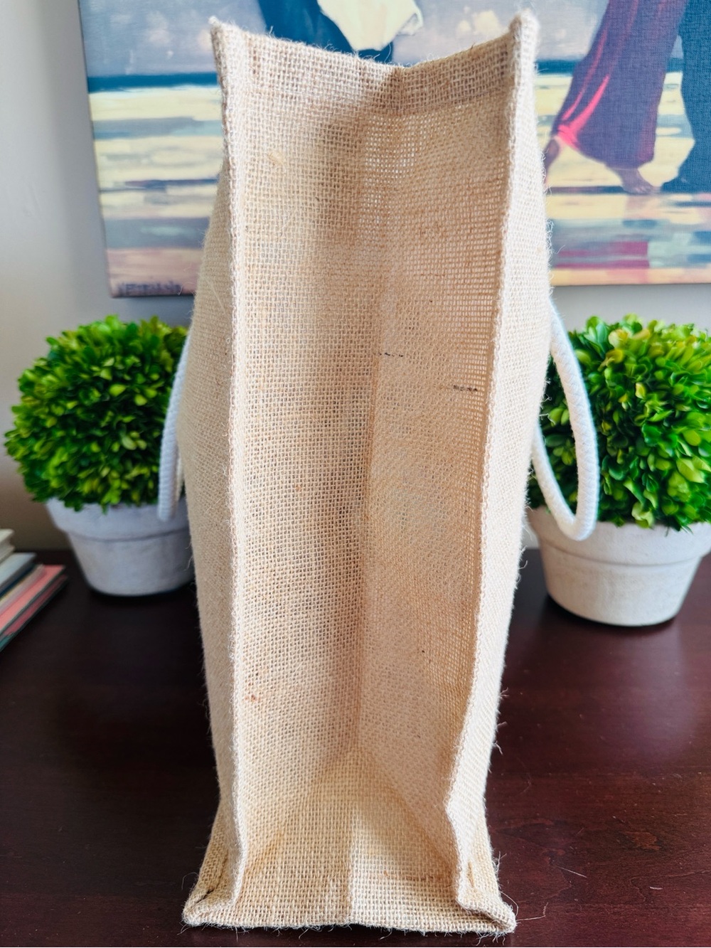 JUTE 🐚SECRETS Resorts & Spas🐚 ROPE HANDLE TOTE BAG 🌟NEW🌟 - Picture 5 of 17